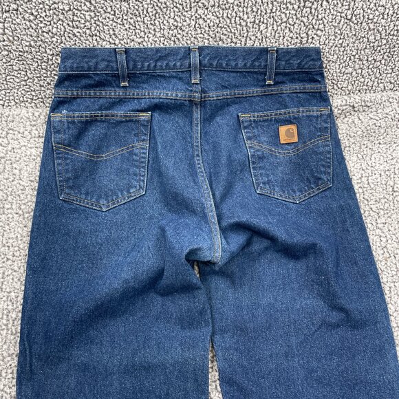 Carhartt B230 Relaxed Fit Denim Jeans Blue Men's 38 x 34 NEVER WORN - Picture 5 of 13